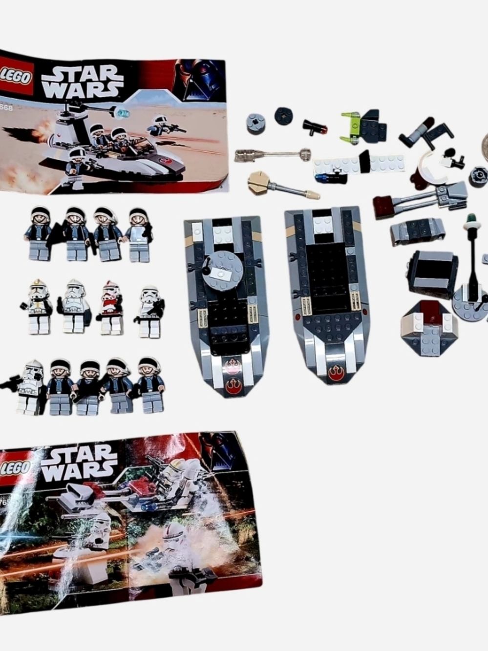 Lego Star Wars 2007 & 2008 Complete Sets W/ Extras